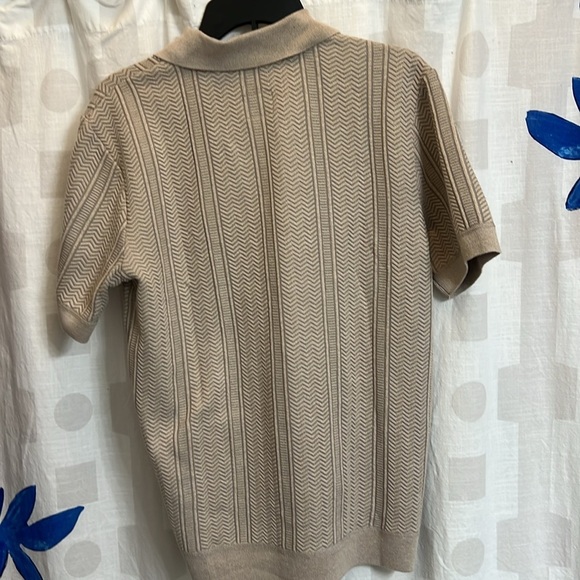 BUFFALO DAVID BITTON
Walsh Button-Front Beige Short Sleeve knit Shirt Size S - Picture 10 of 11
